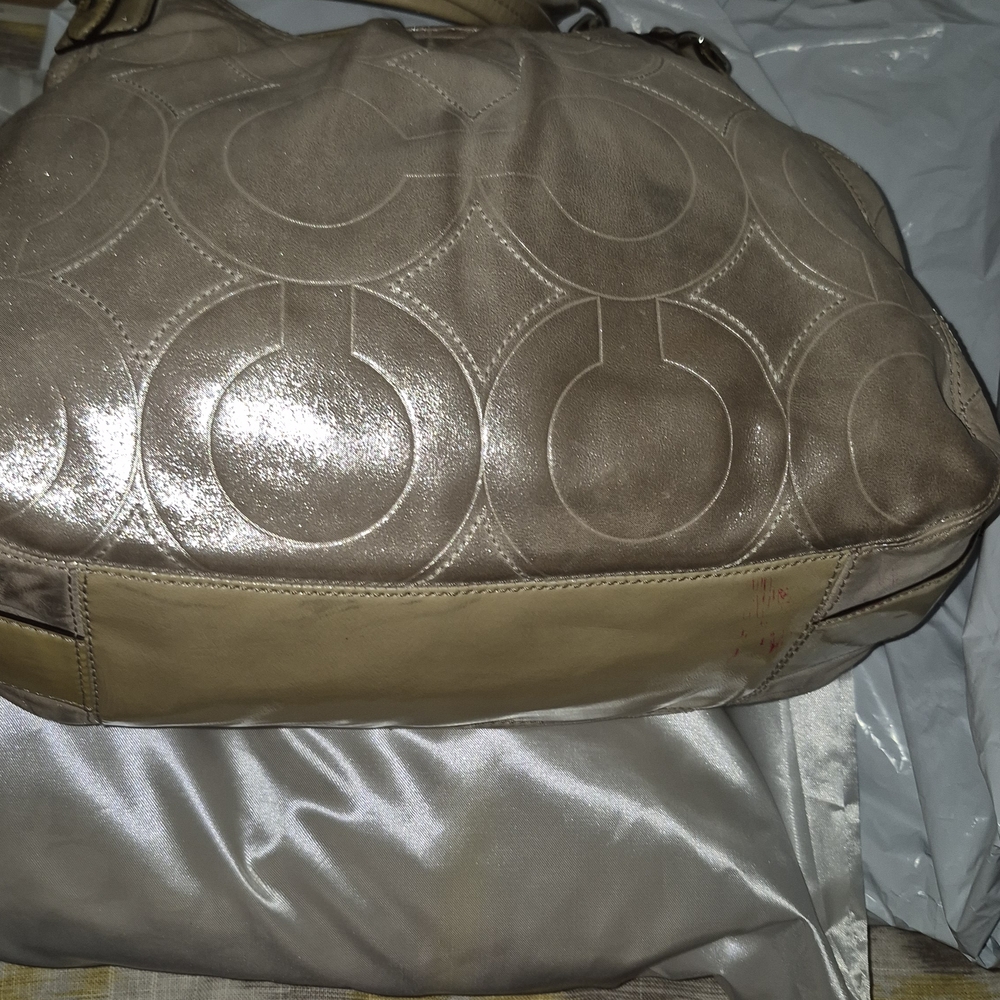 Coach Maggie Shimmer Hobo Bag - Picture 8 of 13